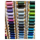 Gutermann 100% Natural Cotton Thread Display Rack With Assorted Spools
