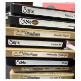 Assorted Scrapbook Supplies including Sizzix Big Shot Plus Die Cutting Machine & Supplies in Blue Tote