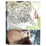 Assorted Scrapbook Supplies including Sizzix Big Shot Plus Die Cutting Machine & Supplies in Blue Tote