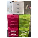 Mixed Craft Storage Drawers & Sewing Notions