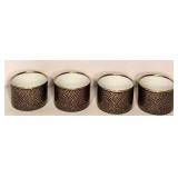 Fitz and Floyd Shagreen Fine Porcelain Cups (Lot of 4)