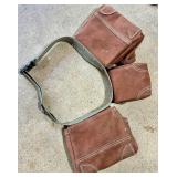 Leather Tool Belt & Apron Set of 2