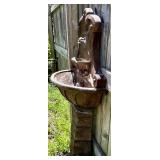 Ornate Outdoor Wall Fountain