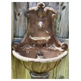 Ornate Outdoor Wall Fountain
