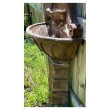 Ornate Outdoor Wall Fountain
