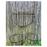 Wire Flower Basket Set (Lot of 5)