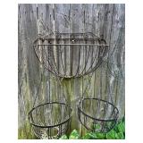 Wire Flower Basket Set (Lot of 5)