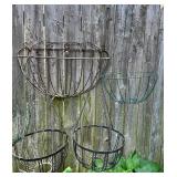 Wire Flower Basket Set (Lot of 5)