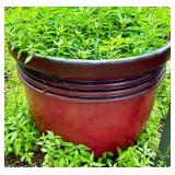 Burgundy Planter Pots (Lot of 4) SEE ALL PHOTOS