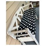 Outdoor Patio Dining Set With Table, 4 Chairs & Bench