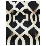 Black & White Home Decor Textiles Mixed Lot - Runner, Pillows & Tablecloth