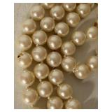 Godinger Silver Art Jewelry Casket With Costume Faux Pearl Necklace