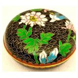 Cloisonne Pill Box 2.5 Inch