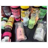 Acrylic & Fabric Paint Bottle Mixed Lot