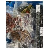 Mixed Glass Beads, Buttons & Jewelry Findings Assortment