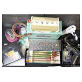 Xyron Creative Station, Sunbeam 1600 Dryer, Gerson Heat Gun & Craft Supply Mixed Lot