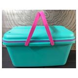 New Plastic Storage Tote With Nested Containers