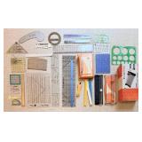 Mixed Lot: Drafting Rulers, Templates & Paper Trimmers and more!!