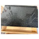 Wood 3-Drawer Dresser With Granite Top 37 X 25 X 36 in - (Lots 170 and 171 are coordinating)