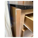 Black Granite-Top Wood Dresser Cabinet 36 X 25 X 36 in - (Lots 170 and 171 are coordinating)