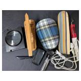 Dritz Pressing Ham, Talon Point Presser & Clapper, Magnifiers, Corded Detail Iron