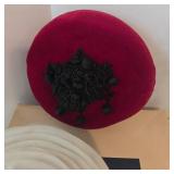 Vintage Millinery Mixed Hat Lot & Marvin Oreck Box - Kentucky Derby Style