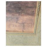 Framed Peeling Potatoes by Albert Neuhuys Print 20-1/2 X 26 in