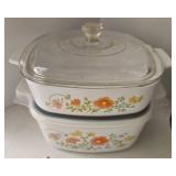 Kitchen Classics - Corning Ware Casseroles Dishes, Glass Juicer & Loaf Dish, Sheet Pan
