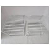 Vintage Kitchen Storage Racks, 3 Apple Containers & One Cup Sifter