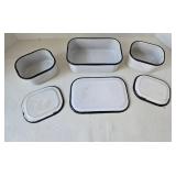 Vintage Enamelware Kitchen Lot (Lot of 6)