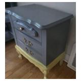 Vintage French Provincial Nightstand End Table