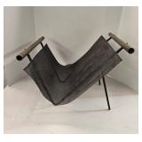 Mid Century Gene Tepper Magazine Rack or Log Holder