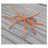 Vintage Mid Century Wood Coffee Table Base