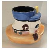 Vintage Tuggle the Tugboat Cookie Jar