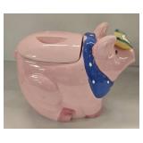 Vintage Coco Dowley Ceramic Pig Cookie Jar