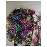 Mardi Gras Bead Necklaces & Zulu Medallions Mixed Lot