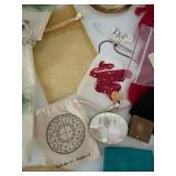 Decorative Pouches, Folding Fans & Tabletop Decor Mixed Lot