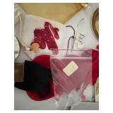 Decorative Pouches, Folding Fans & Tabletop Decor Mixed Lot