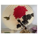 Decorative Pouches, Folding Fans & Tabletop Decor Mixed Lot