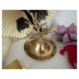 Decorative Pouches, Folding Fans & Tabletop Decor Mixed Lot