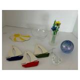 Mixed Glass Sun Catcher Decor Lot