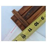 ANRI Hand Carved Figural Wooden Key Rack With Bobble Heads