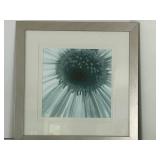 Framed Abstract Print in Silver Frame