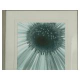 Framed Abstract Print in Silver Frame