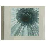 Framed Abstract Print in Silver Frame