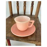 Mixed Childs Size Wooden Chair, Framed Print & 3 Cup/Saucer Sets