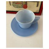 Mixed Childs Size Wooden Chair, Framed Print & 3 Cup/Saucer Sets