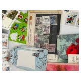 Vintage Greeting Cards, Sticker Sheets & Ephemera Mixed Lot