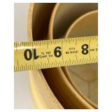 Rubbermaid 3236 Ribbed Planters (Lot of 3)