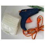 Mixed Lot: Jewelry Pieces for repurpose, Hot Glue Gun, Wooden Yardstick & Large Steel Shears by Murray Black Co